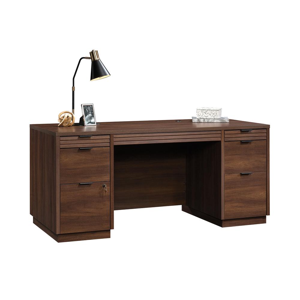 Englewood Executive Desk Spiced Mahogany. Picture 14