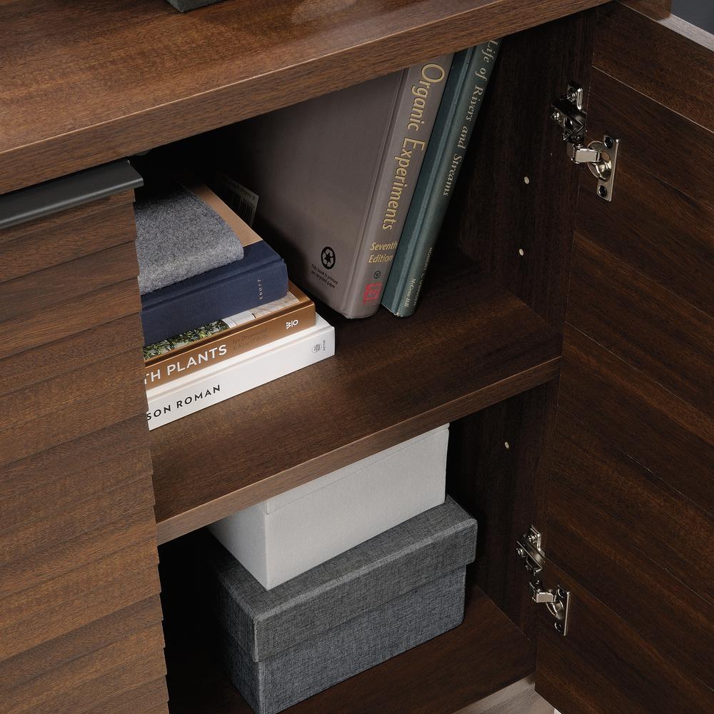 Englewood Utility Stand/library Base  Spiced Mahogany. Picture 7
