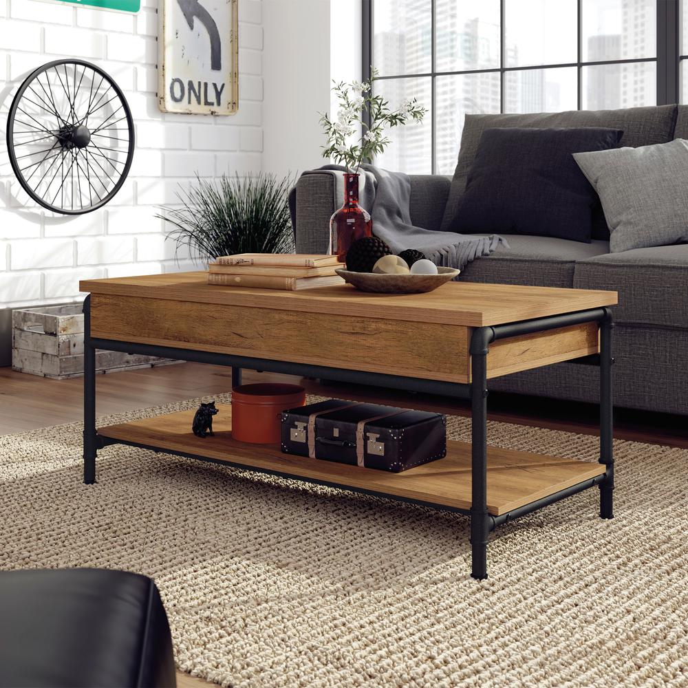 Iron City Lift Top Coffee Table. Picture 7