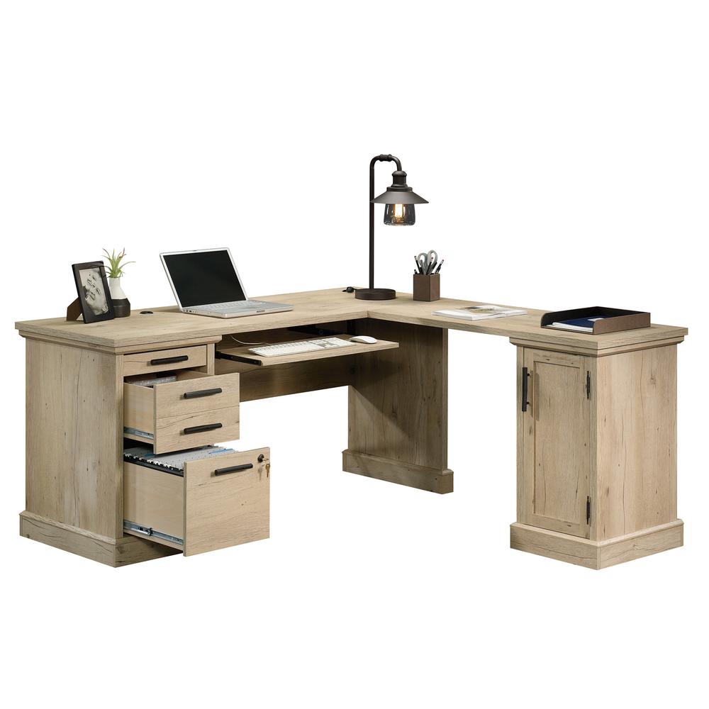 Aspen Post L-Desk 66 X 66  Prime Oak. Picture 3