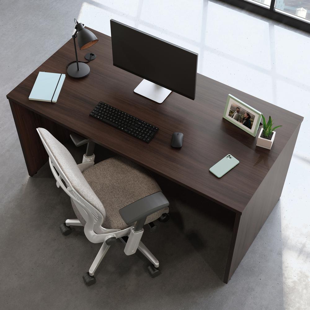 Affirm 60" Desk Shell  Noble Elm. Picture 4