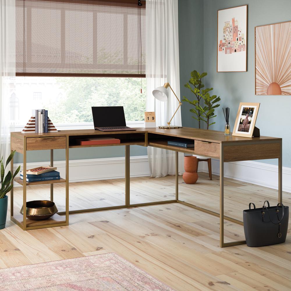 International Lux L-Desk Sindoori Mango. Picture 3