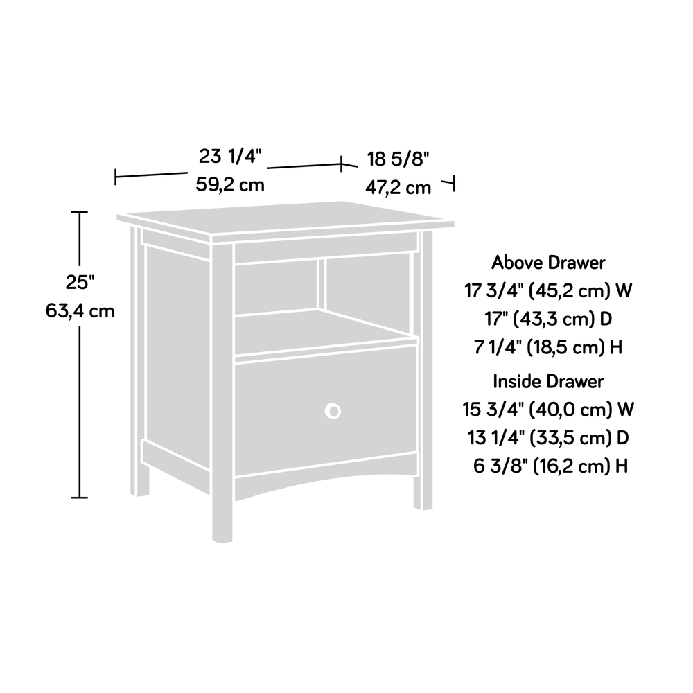 Union Plain Night Stand Pc 3A. Picture 2
