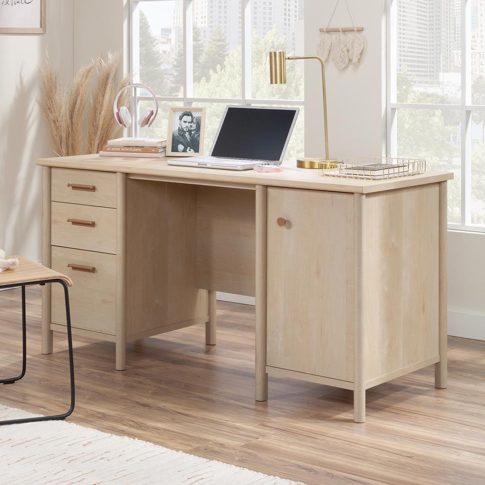 Whitaker Point 60" Desk  Natural Maple. Picture 4
