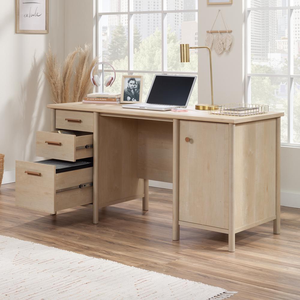 Whitaker Point 60" Desk  Natural Maple. Picture 5