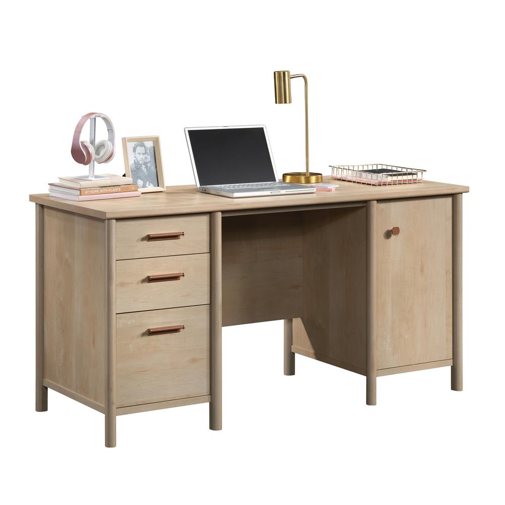 Whitaker Point 60" Desk  Natural Maple. Picture 2
