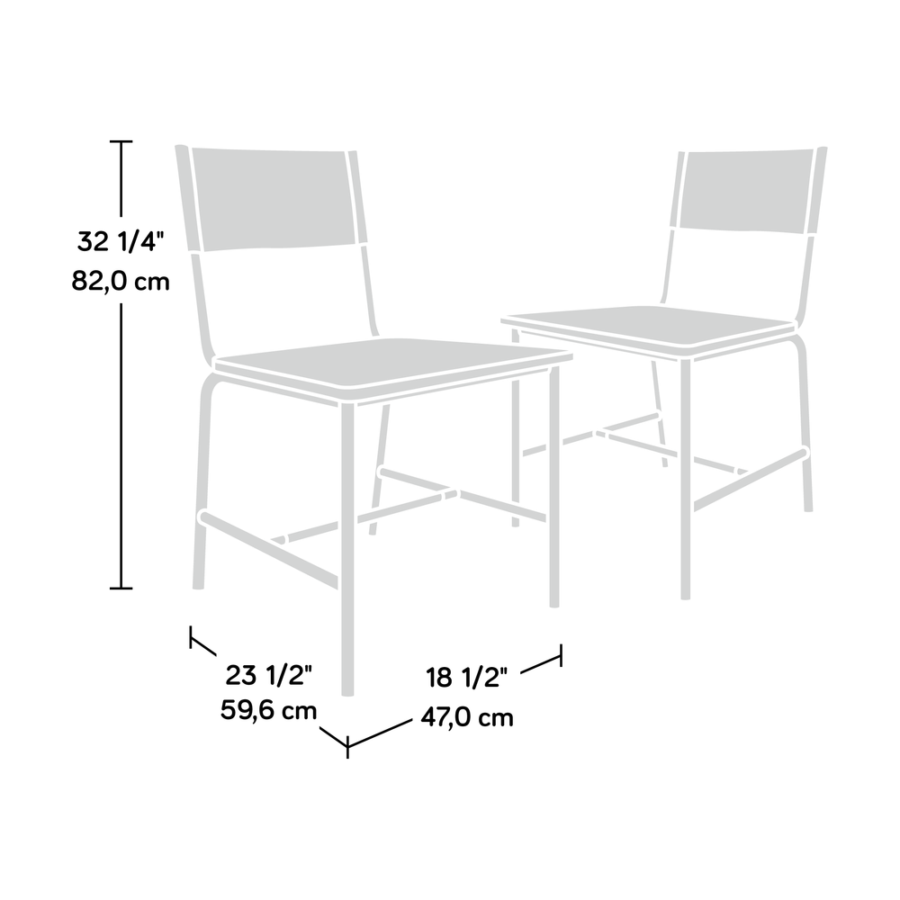 Boulevard Cafe Dining Chair Wh&Camel 3A. Picture 9