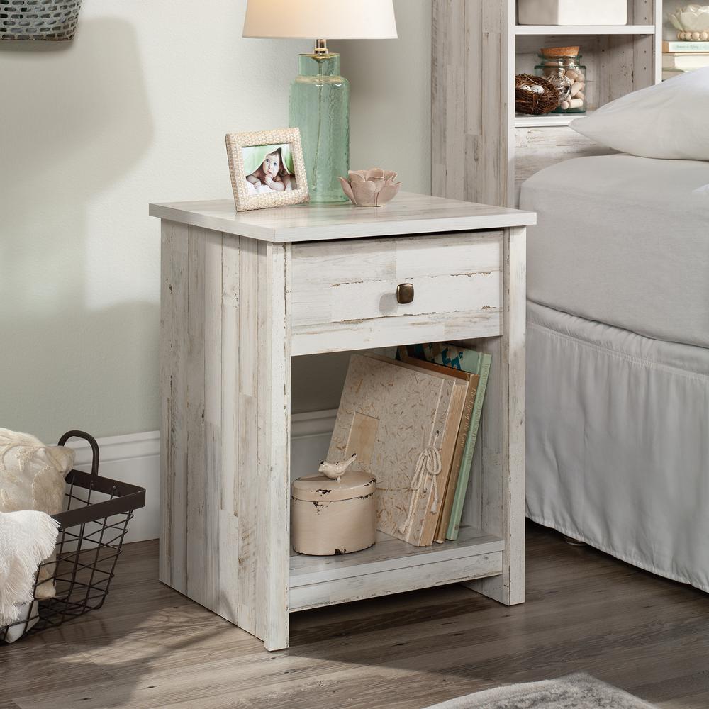 River Ranch Night Stand White Pl 3A. Picture 3