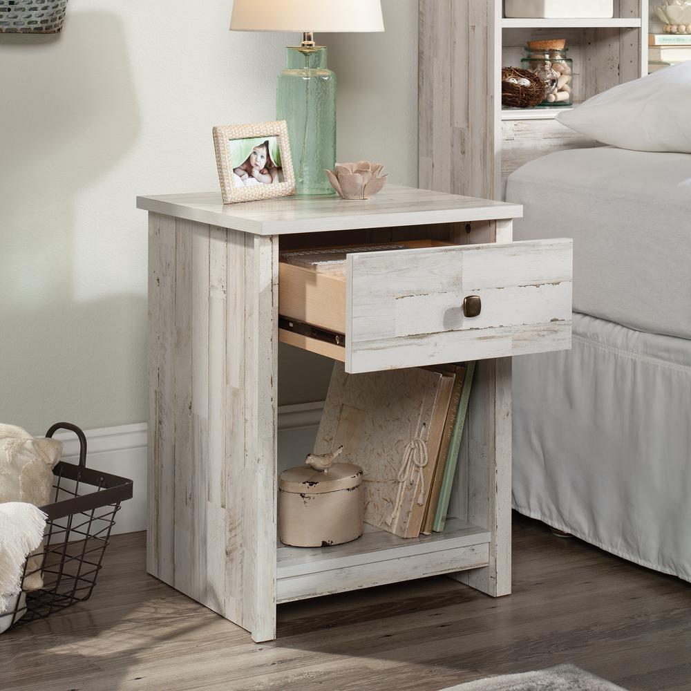 River Ranch Night Stand White Pl 3A. Picture 9