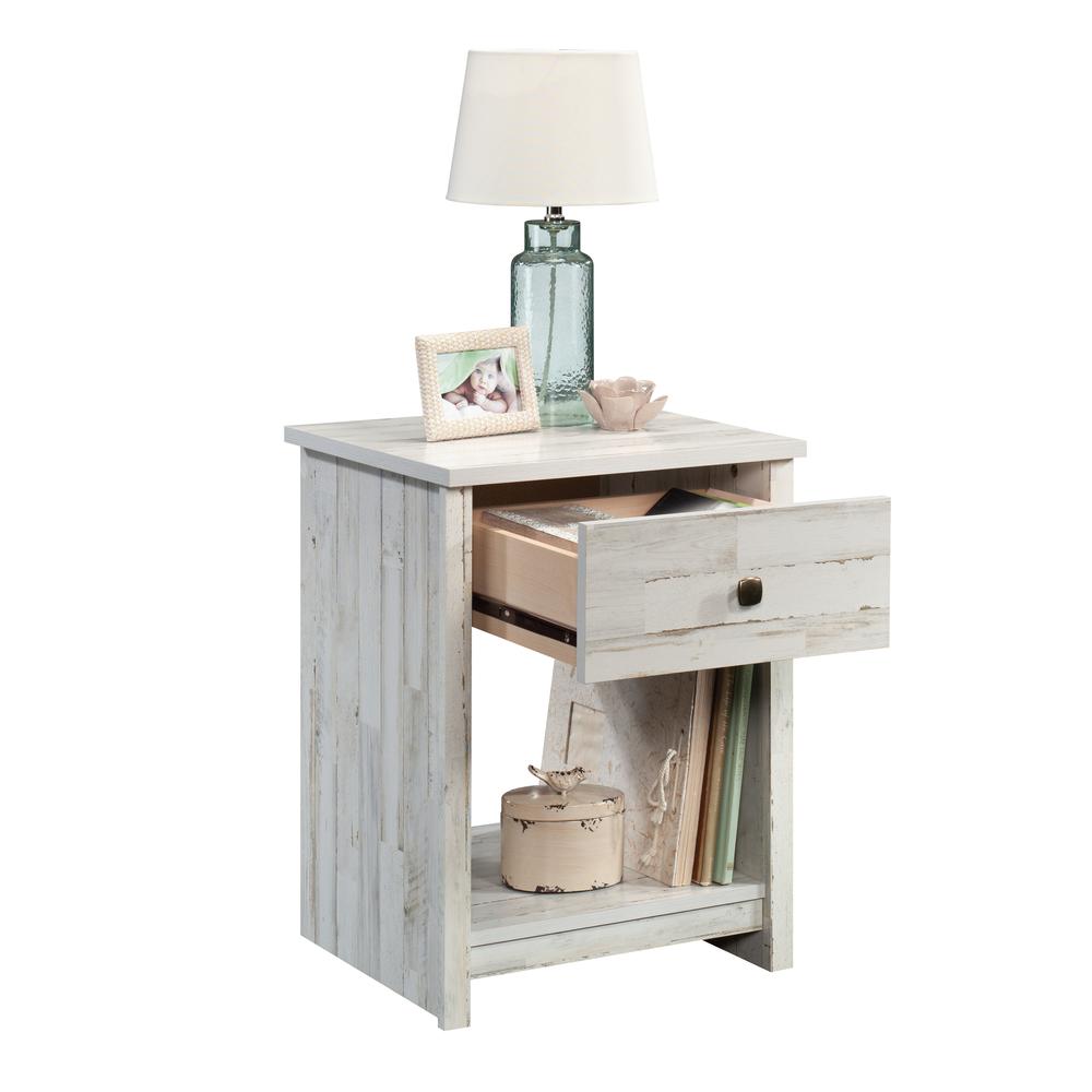 River Ranch Night Stand White Pl 3A. Picture 1