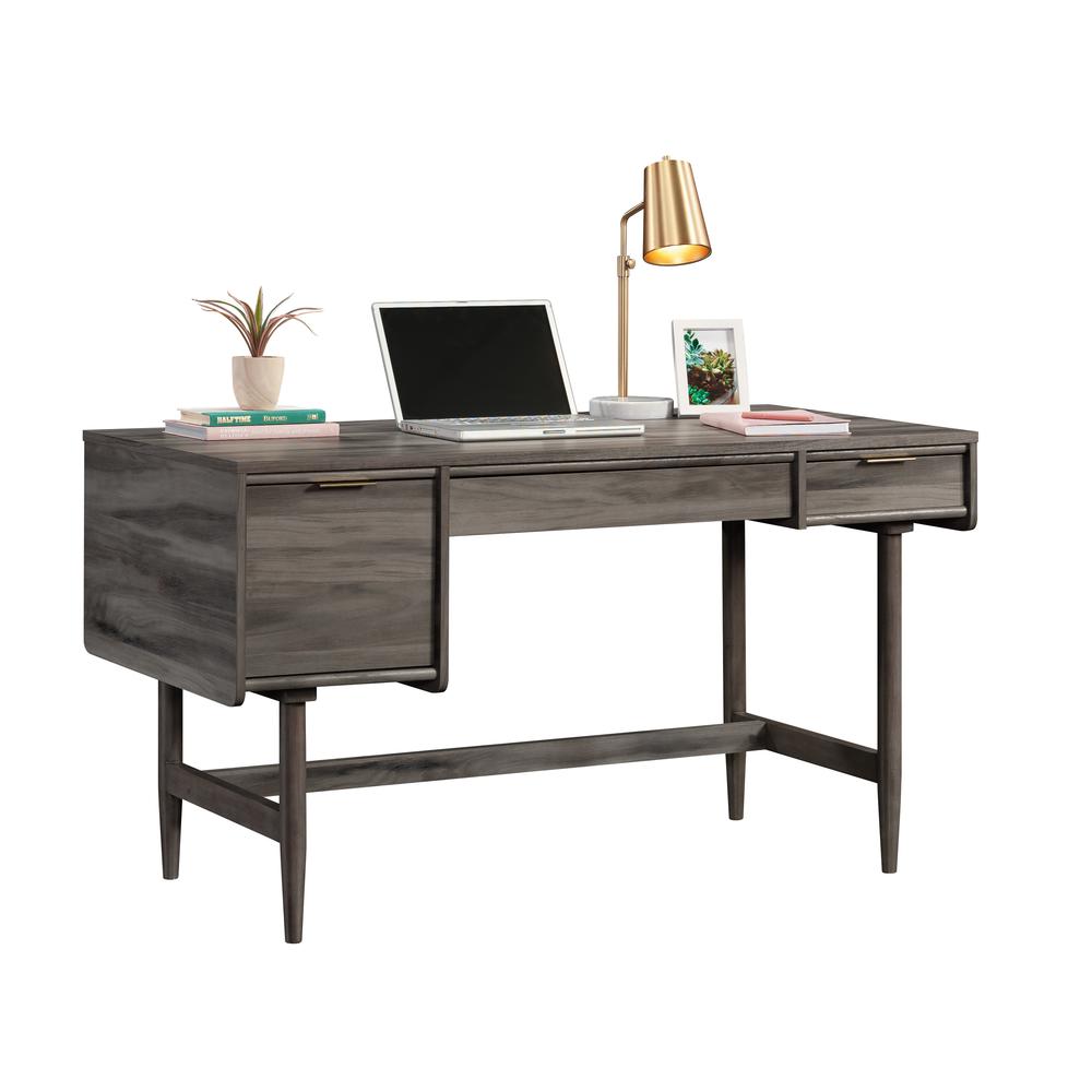 Clifford Place Desk in Jet Acacia. Picture 1
