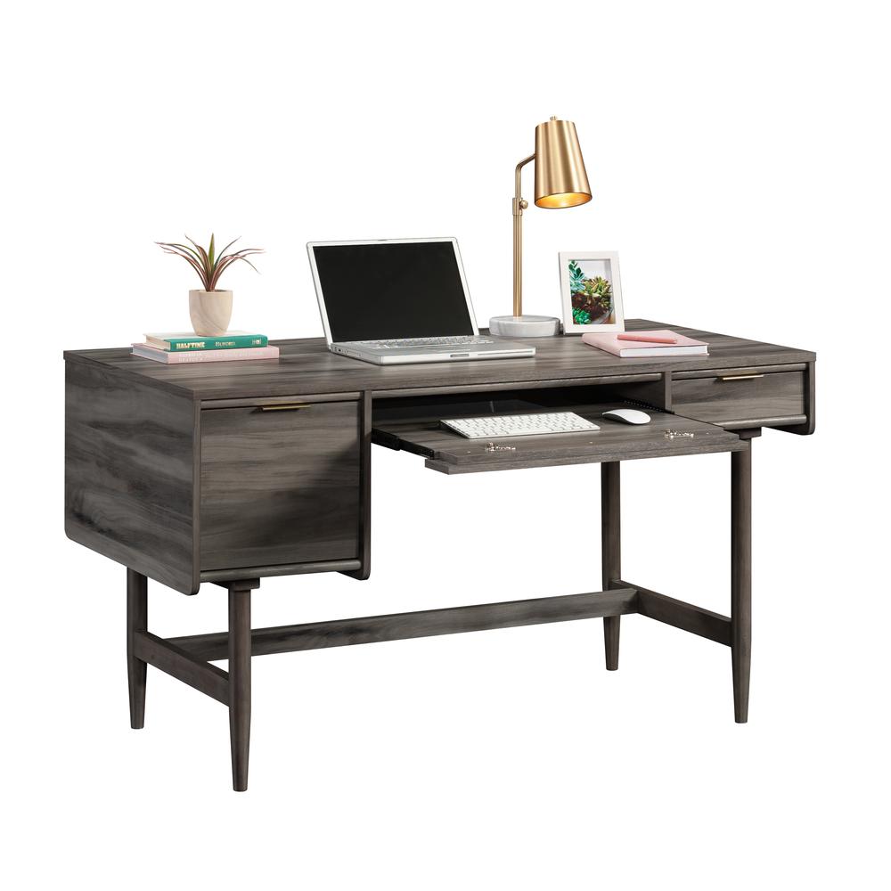 Clifford Place Desk in Jet Acacia. Picture 3