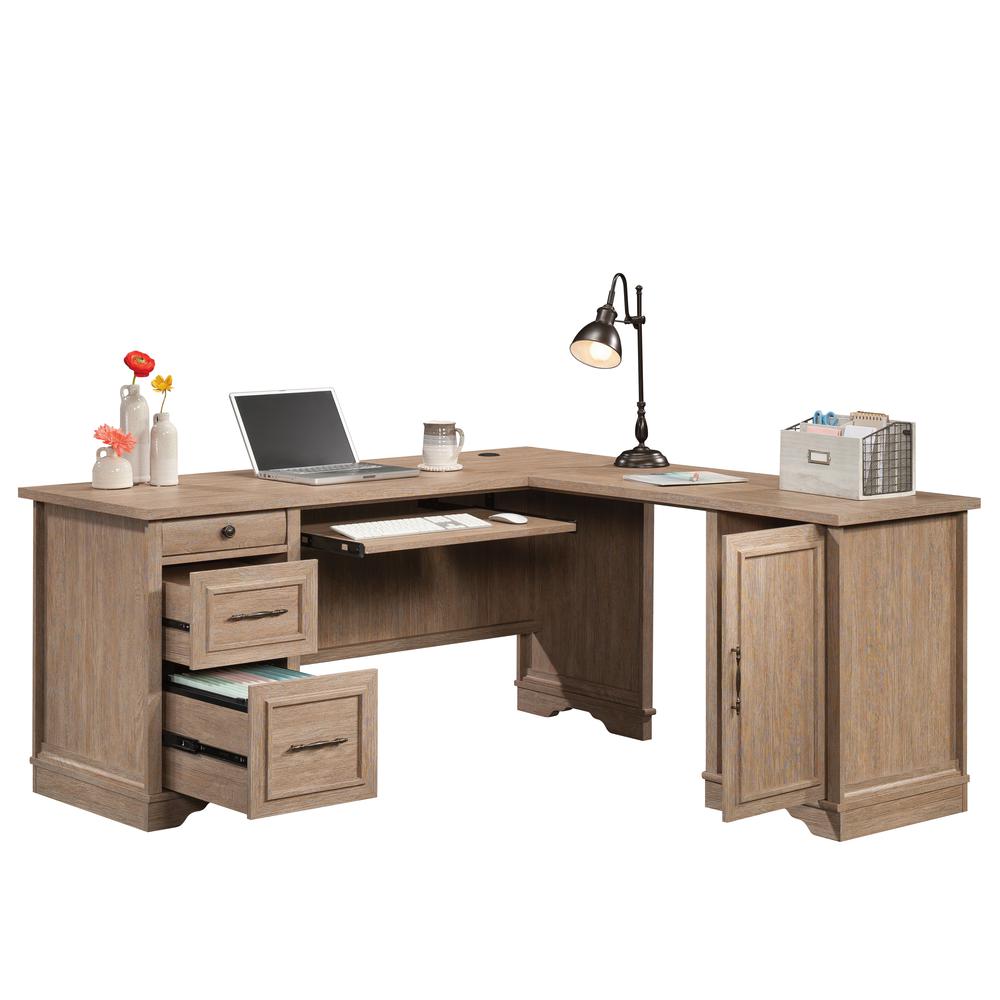 ROLLINGWOOD COUNTRY 66" L-DESK A2. Picture 3