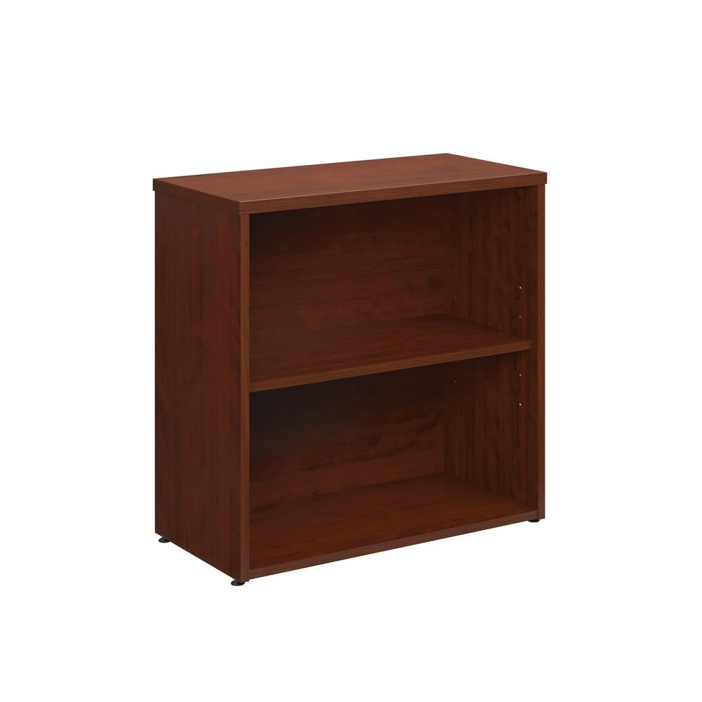 Affirm 2 Shelf Bookcase Classic Cherry. Picture 1