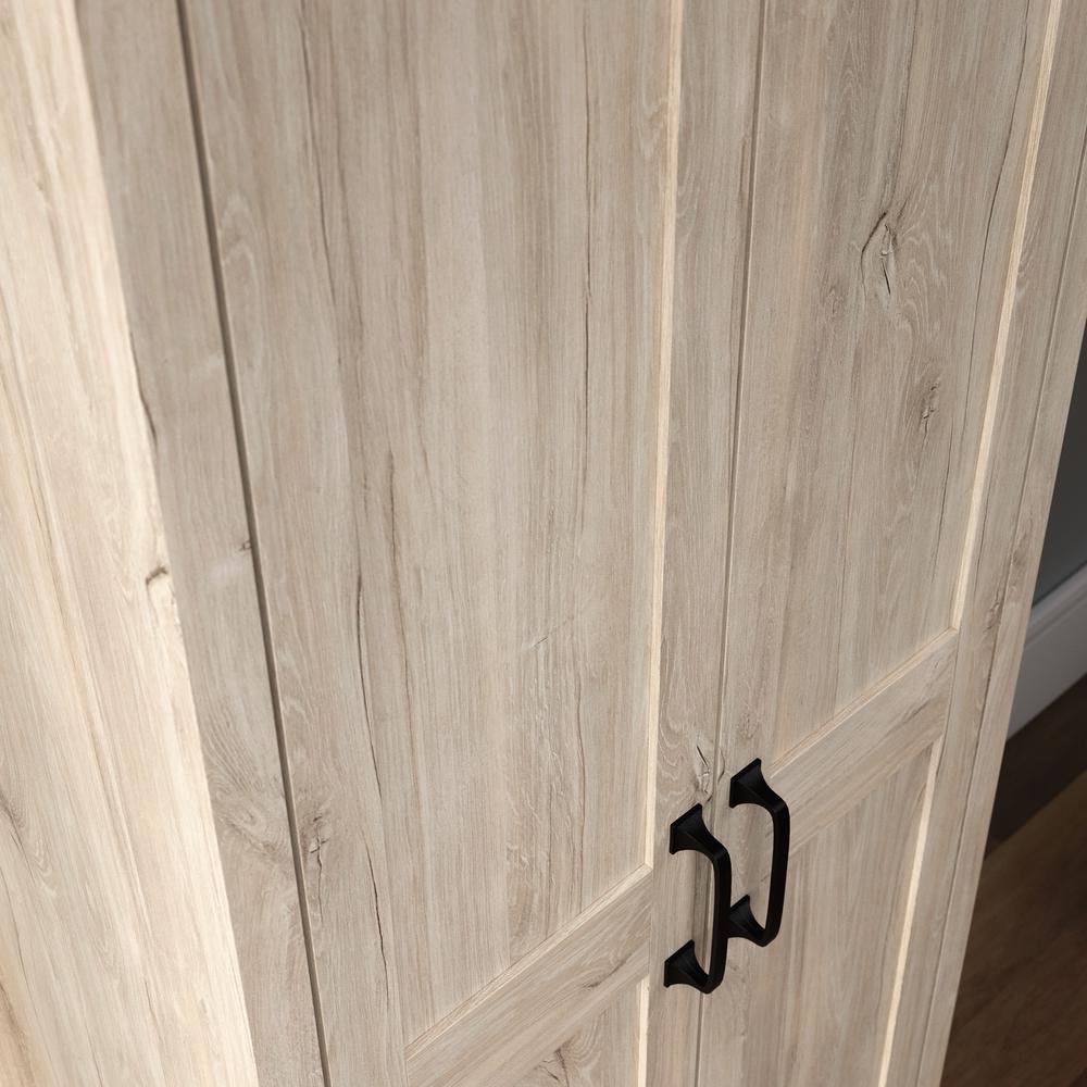 2-Door Storage Cabinet Chalk Oak. Picture 6