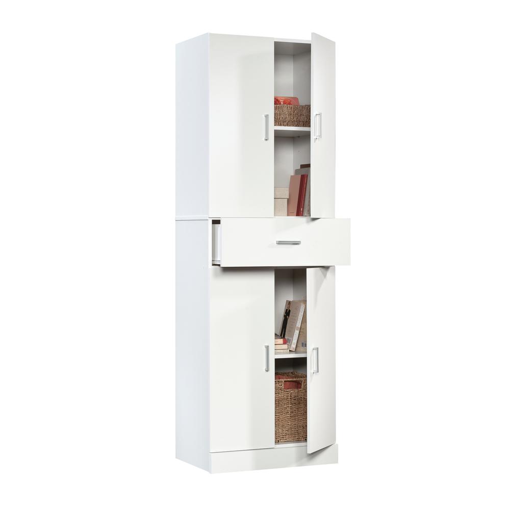 Sauder Select Storage Cabinet in White. Picture 3