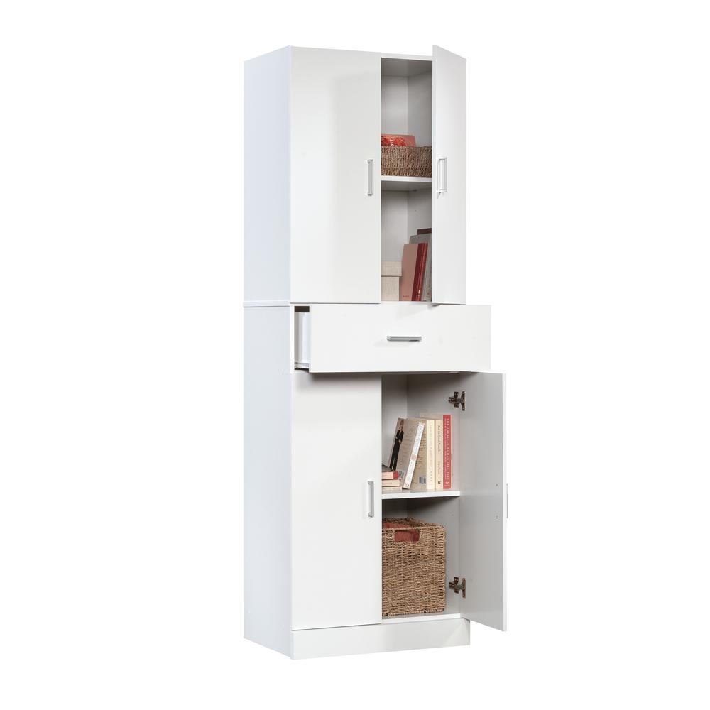 Sauder Select Storage Cabinet in White. Picture 2
