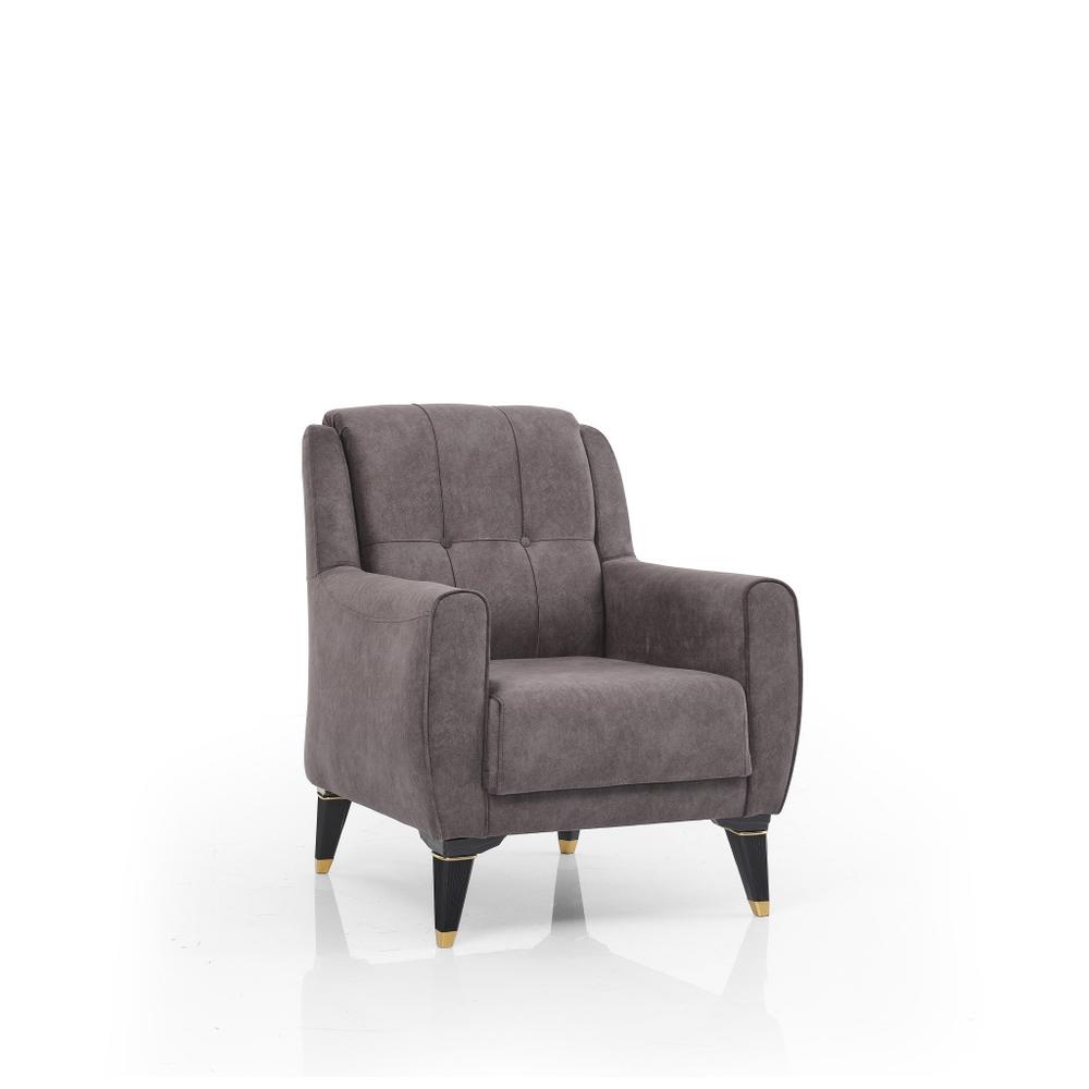 Nairobi Living Room Armchair, Grey. The main picture.