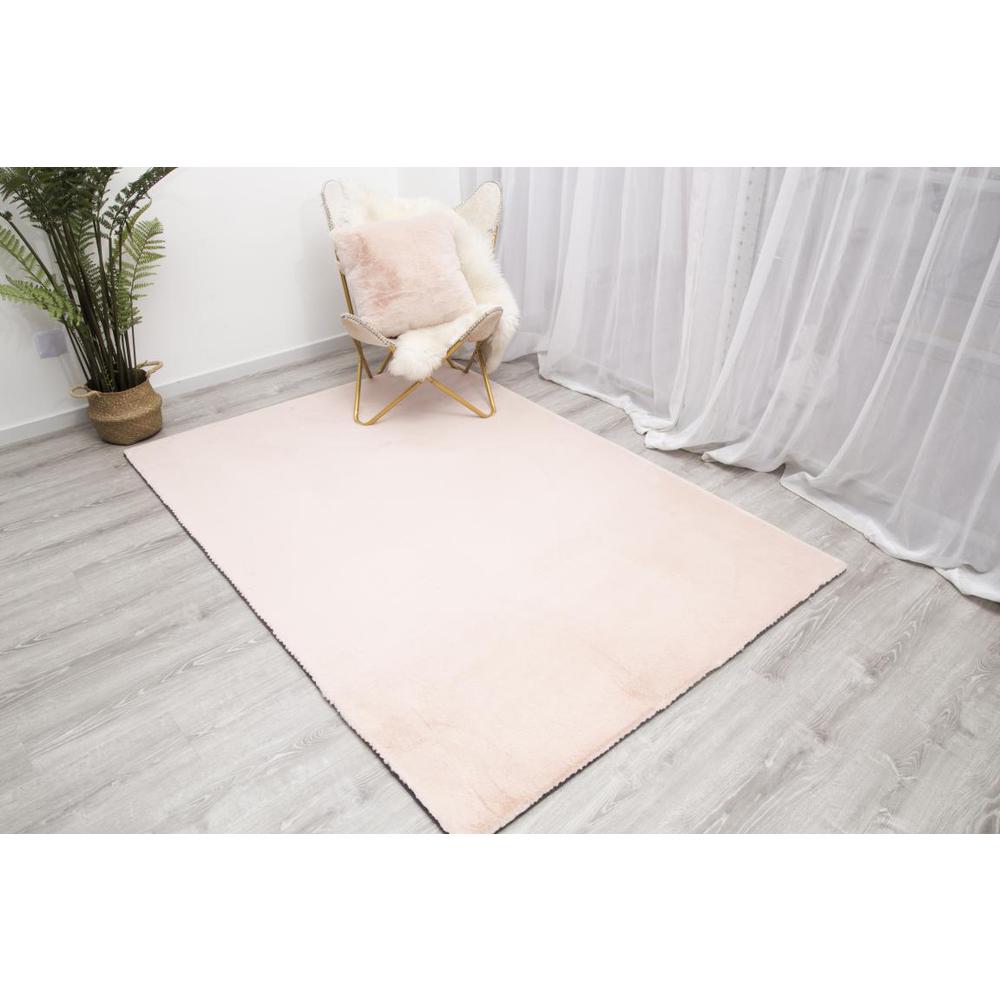RABBIT SKIN PINK  RB12  5' X 7'. Picture 12