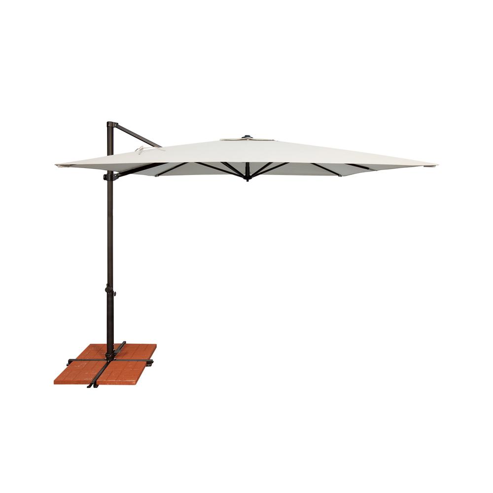 Skye 8.6' Square, with Cross Bar Stand, Taupe Black. Picture 10