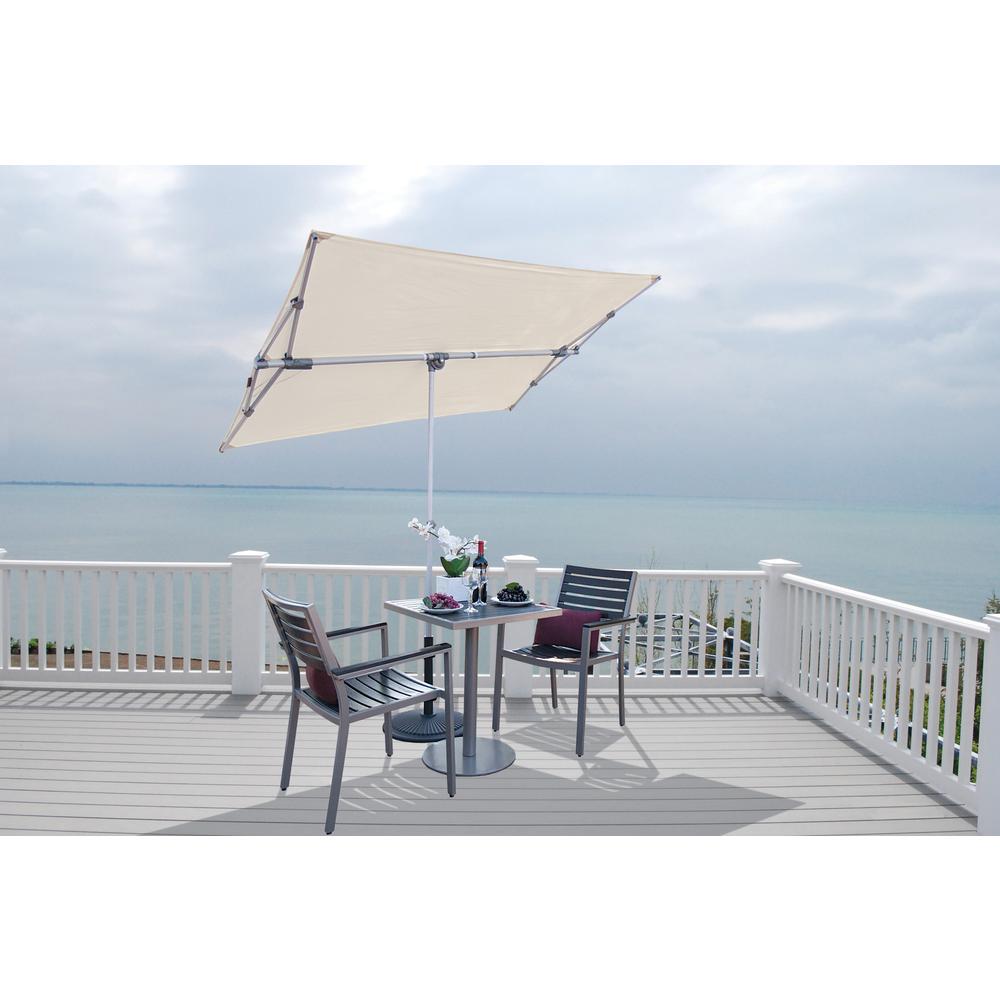 Capri 4.95' x 6.93' Rectangle Balcony, Ocean Blue Platinum. Picture 8