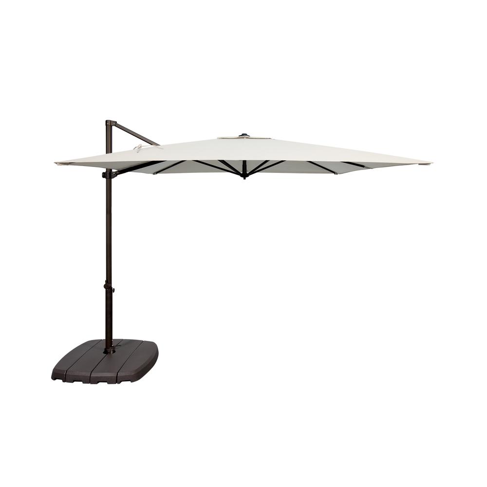 Skye 8.6' Square, with Cross Bar Stand, Cast Silver Black. Picture 11