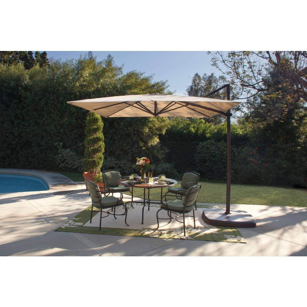 Skye 8.6' Square, with Cross Bar Stand, Henna Bronze. Picture 18