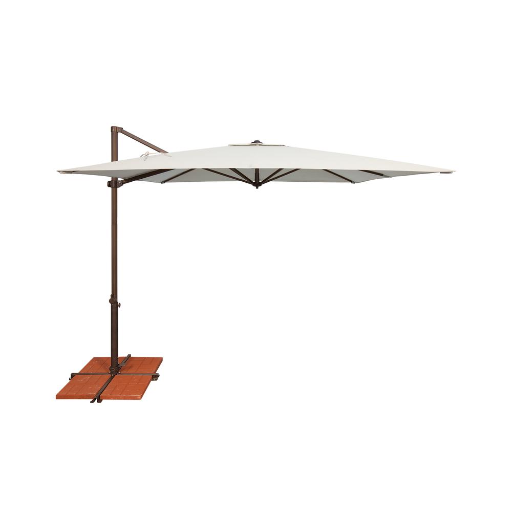Skye 8.6' Square, with Cross Bar Stand, Really Red Bronze. Picture 10