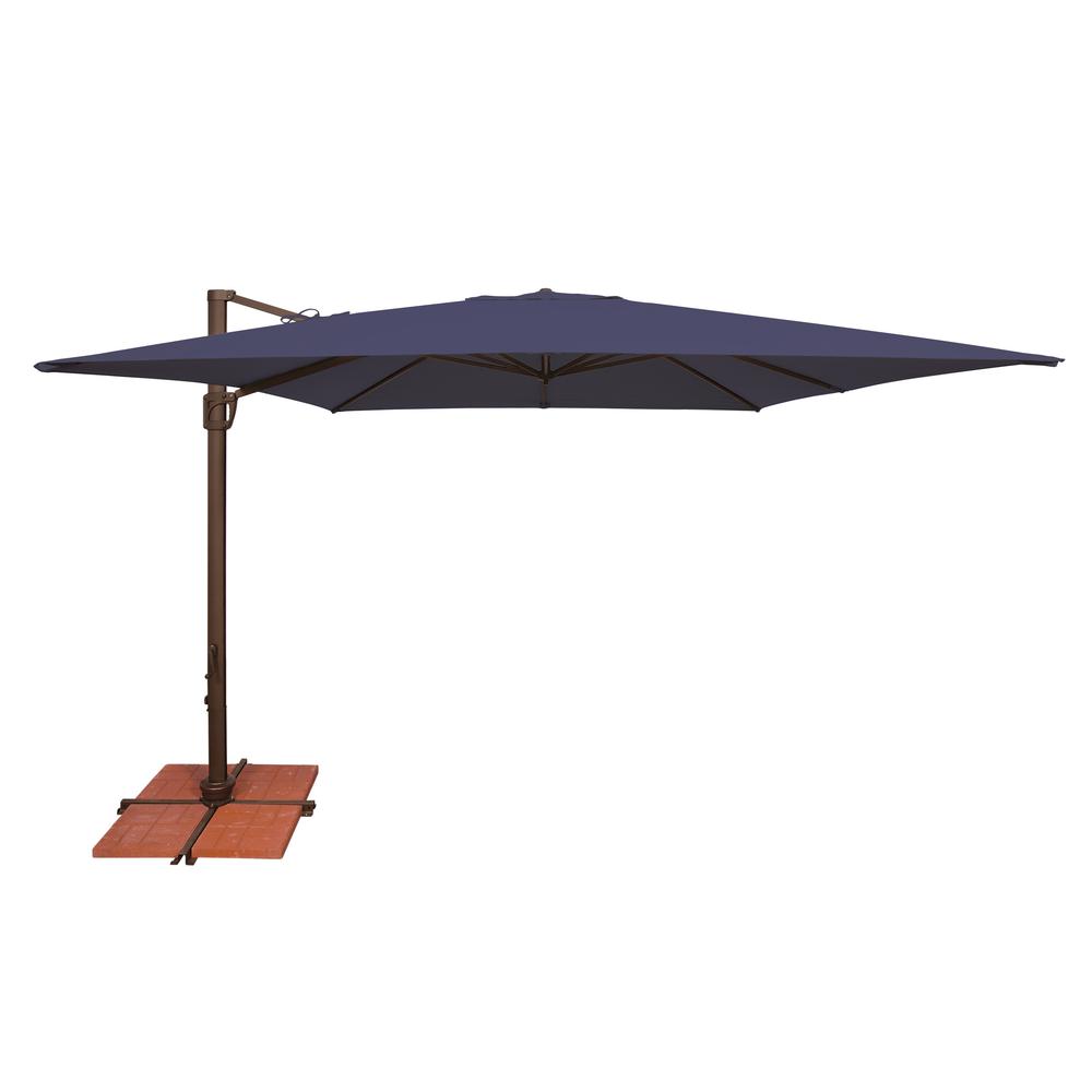 Bali 10' Square, with Cross Bar Stand, Navy. Picture 1