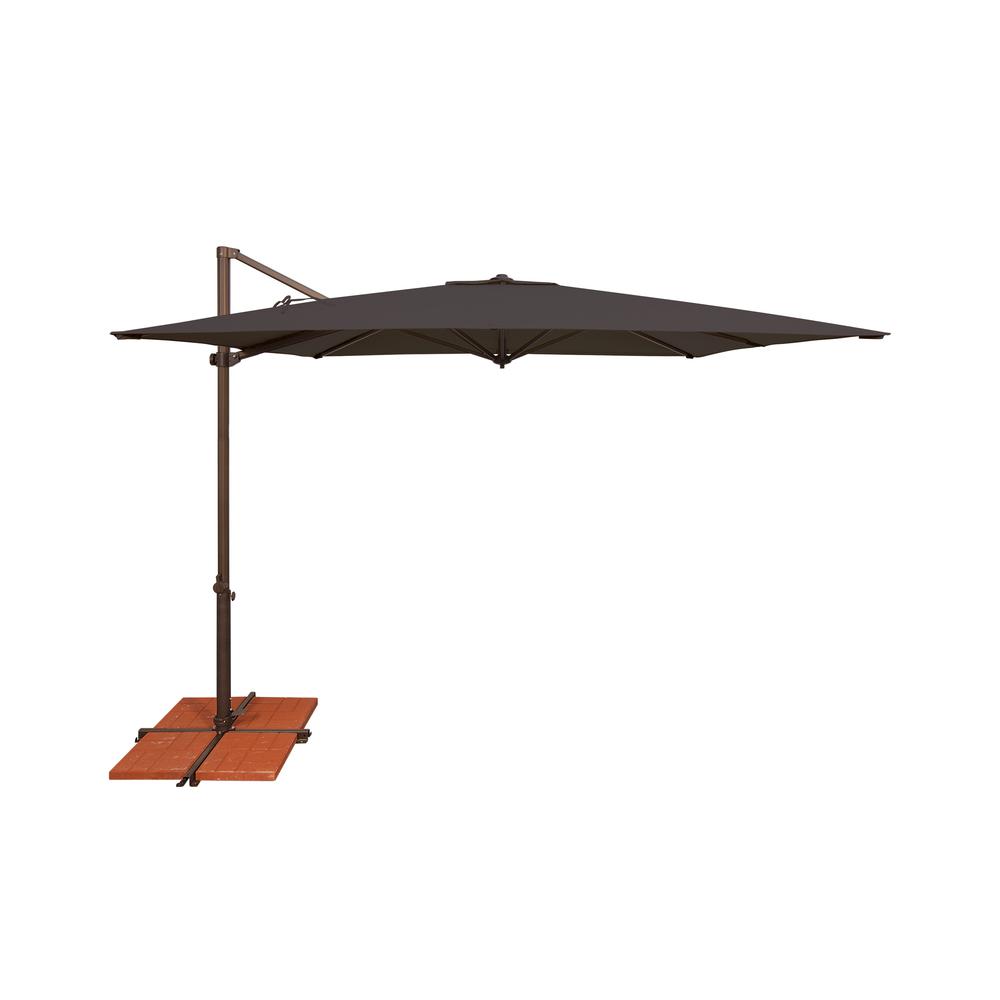 Skye 8.6' Square, with Cross Bar Stand, Black Bronze. Picture 1