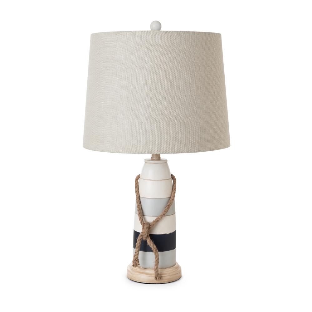 Buoy 27" Poly Coastal Table Lamp, Tri-color, (Set of 2). Picture 3