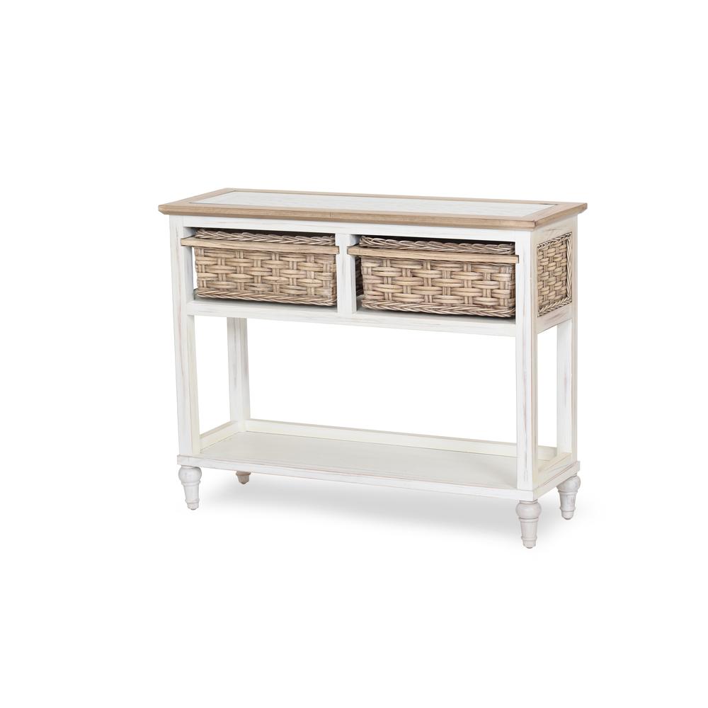 Island Breeze 2-Basket Console Table. Picture 1
