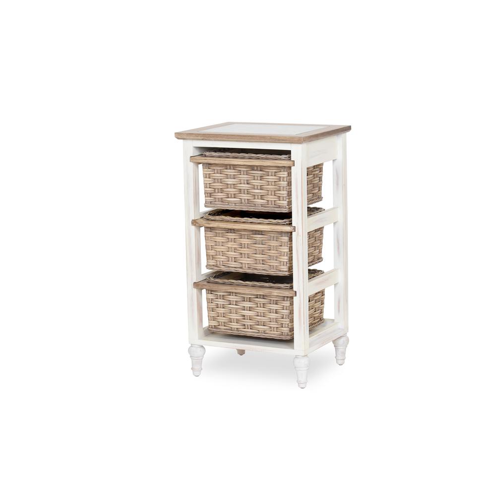 Island Breeze 3-Basket Storage Cabinet. Picture 1