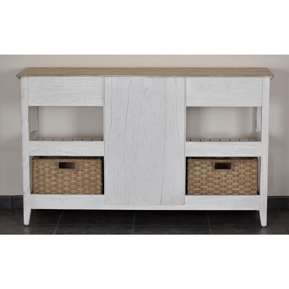 Captiva Island Sideboard with Wine Rack with 2 Baskets. Picture 7