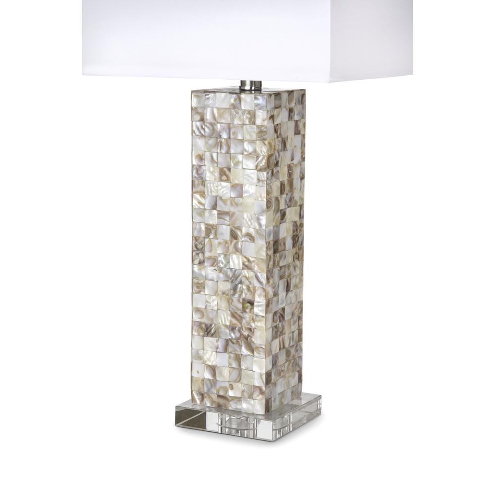 Harper 28" Nature Mother of Pearl Table lamp w/ Crystals, (Set of 2). Picture 1