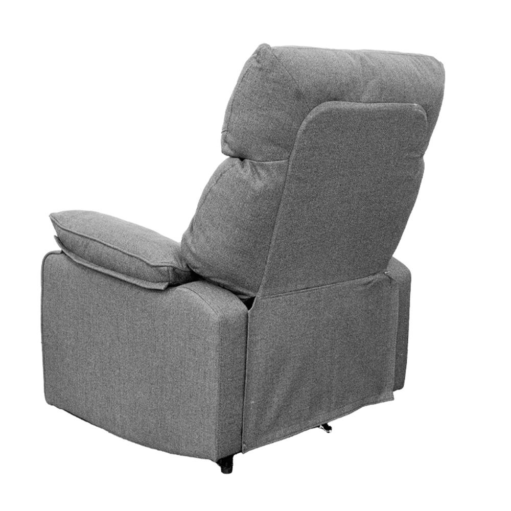 Manual Recliner in Gray. Picture 4