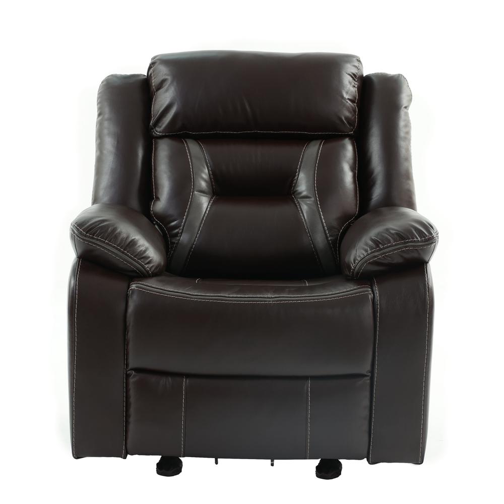 Glider Recliner-Chocolate. Picture 1
