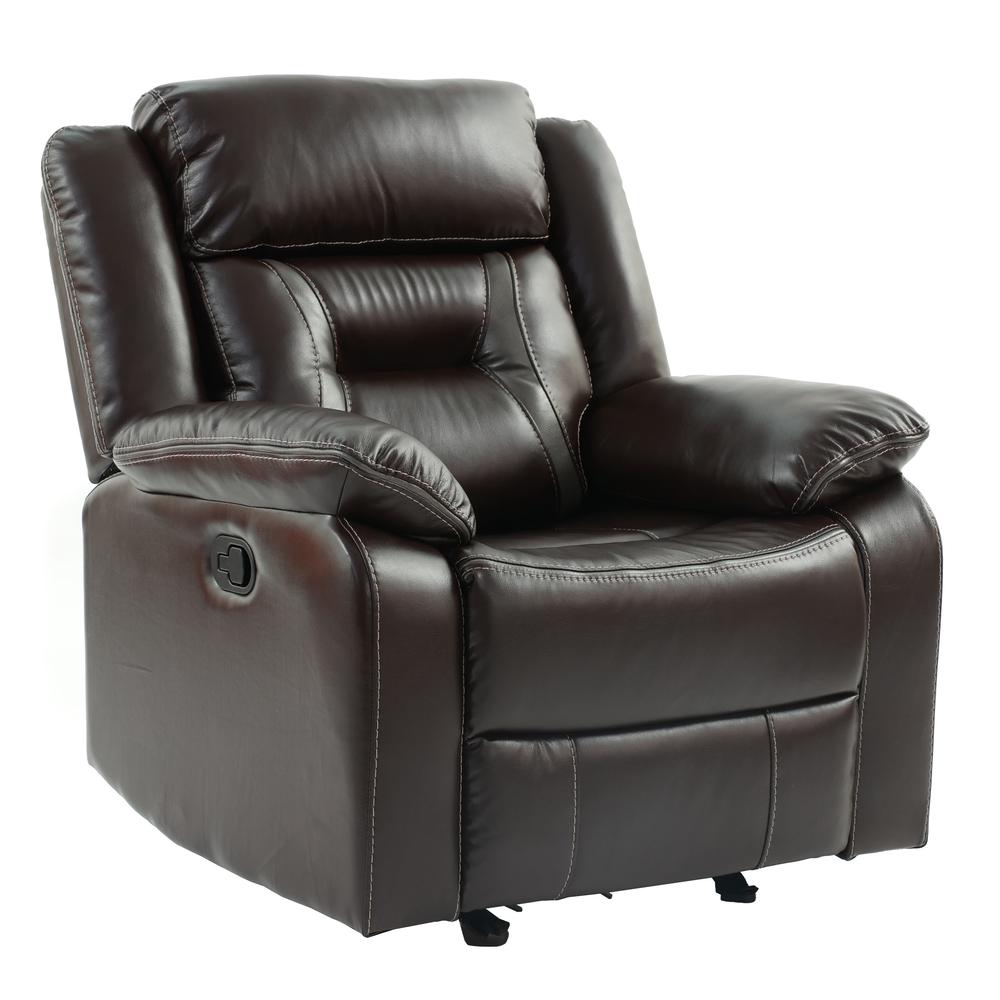 Glider Recliner-Chocolate. Picture 3