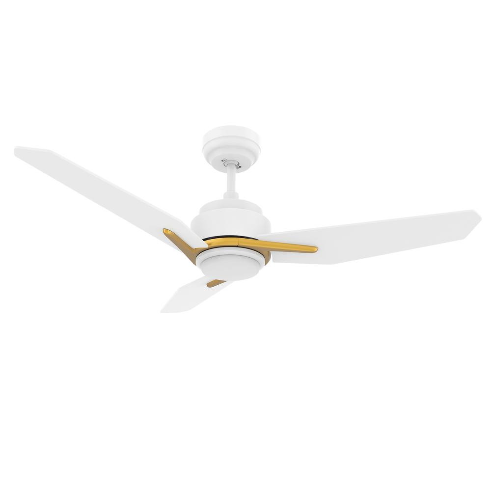 Tracer 48'' Smart Ceiling Fan with Remote, Light Kit Included, White Finish. Picture 8