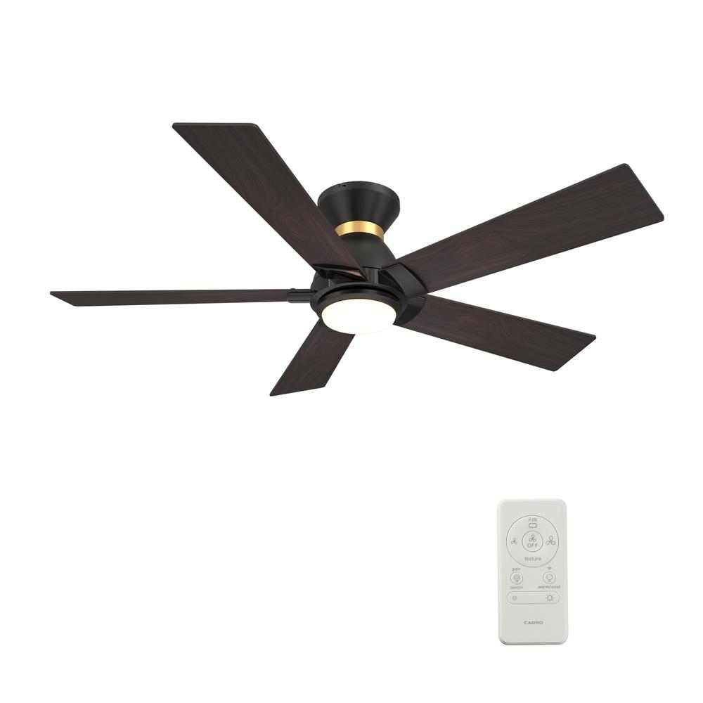 Ascender 52-inch Smart Ceiling Fan with Remote, Light Kit Included Black Finish. Picture 19