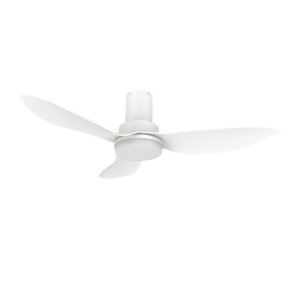 Ryna 36'' Smart Ceiling Fan with Remote, Light Kit Included White Finish. Picture 8