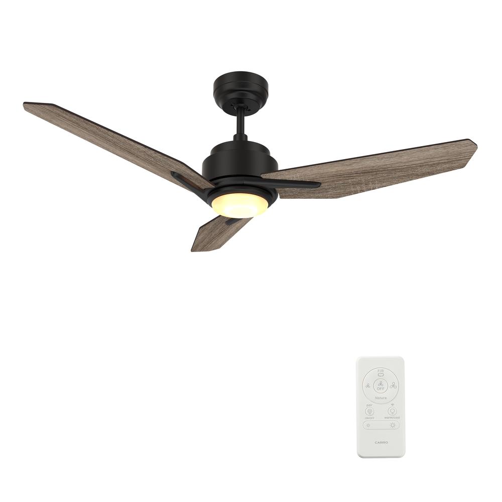 Tracer 48-inch Smart Ceiling Fan with Remote, Light Kit Included Black Finish. Picture 7