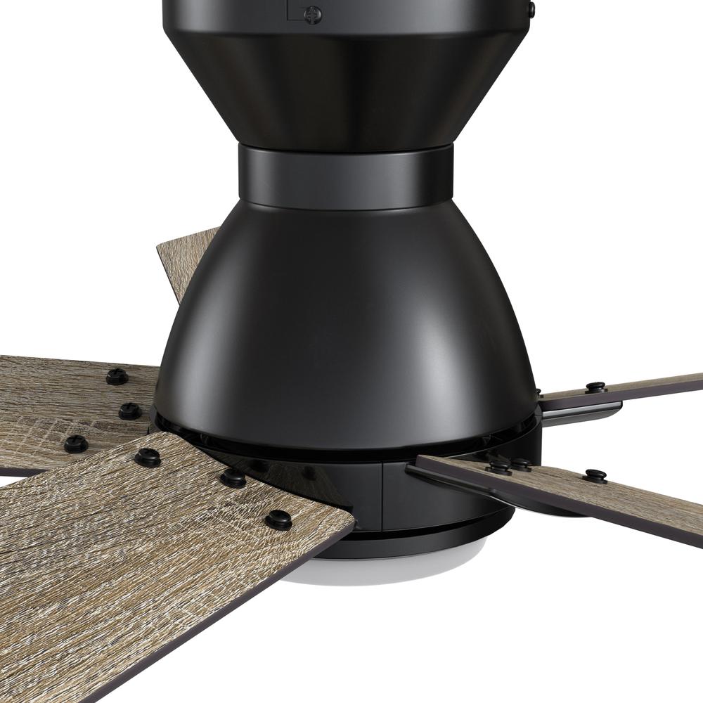 Ascender 52-inch Smart Ceiling Fan with Remote, Light Kit Included Black Finish. Picture 7