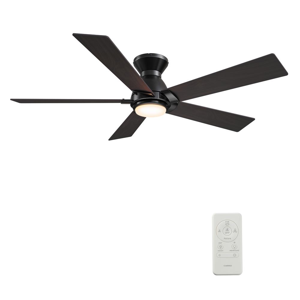 Ascender 52-inch Smart Ceiling Fan with Remote, Light Kit Included Black Finish. Picture 9