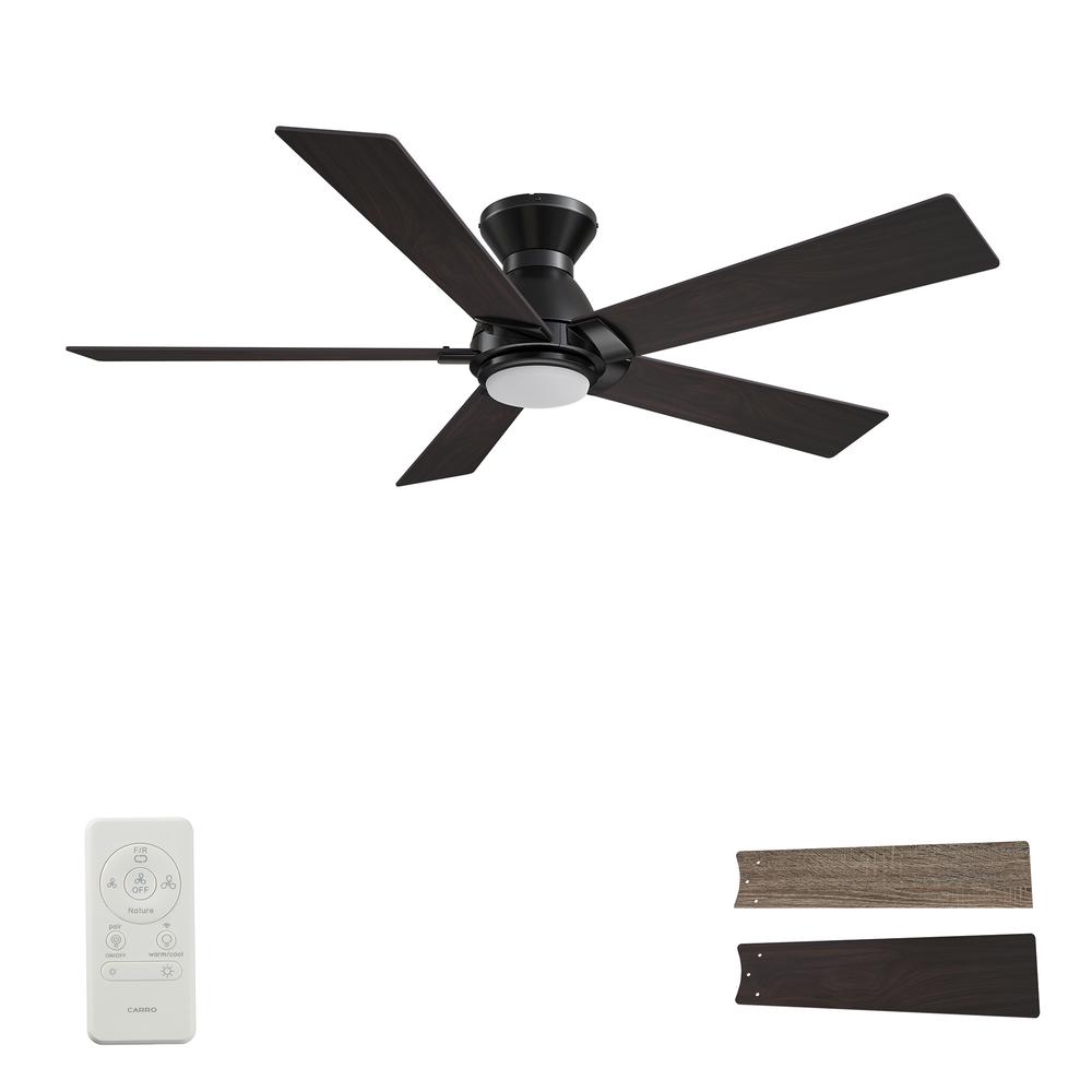 Ascender 52-inch Smart Ceiling Fan with Remote, Light Kit Included Black Finish. Picture 11