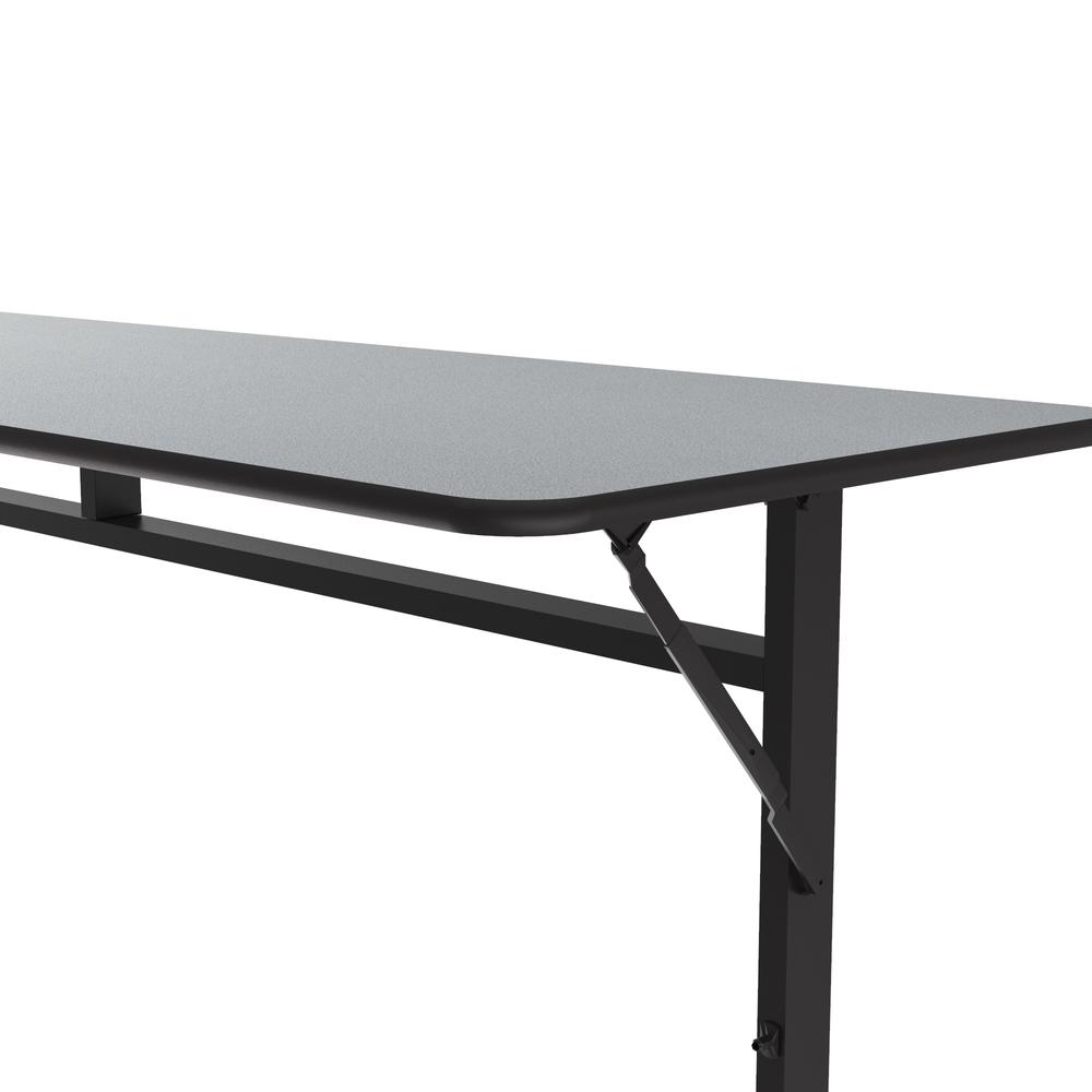Econline Flip Top Tables, 24x60", RECTANGULAR GRAY GRANITE BLACK. Picture 4
