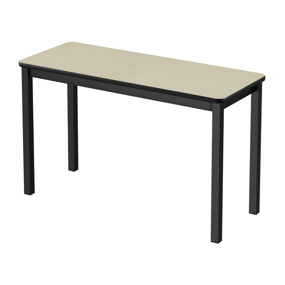 Deluxe High-Pressure Lab Table, 24x72" RECTANGULAR SAVANNAH SAND BLACK. Picture 3