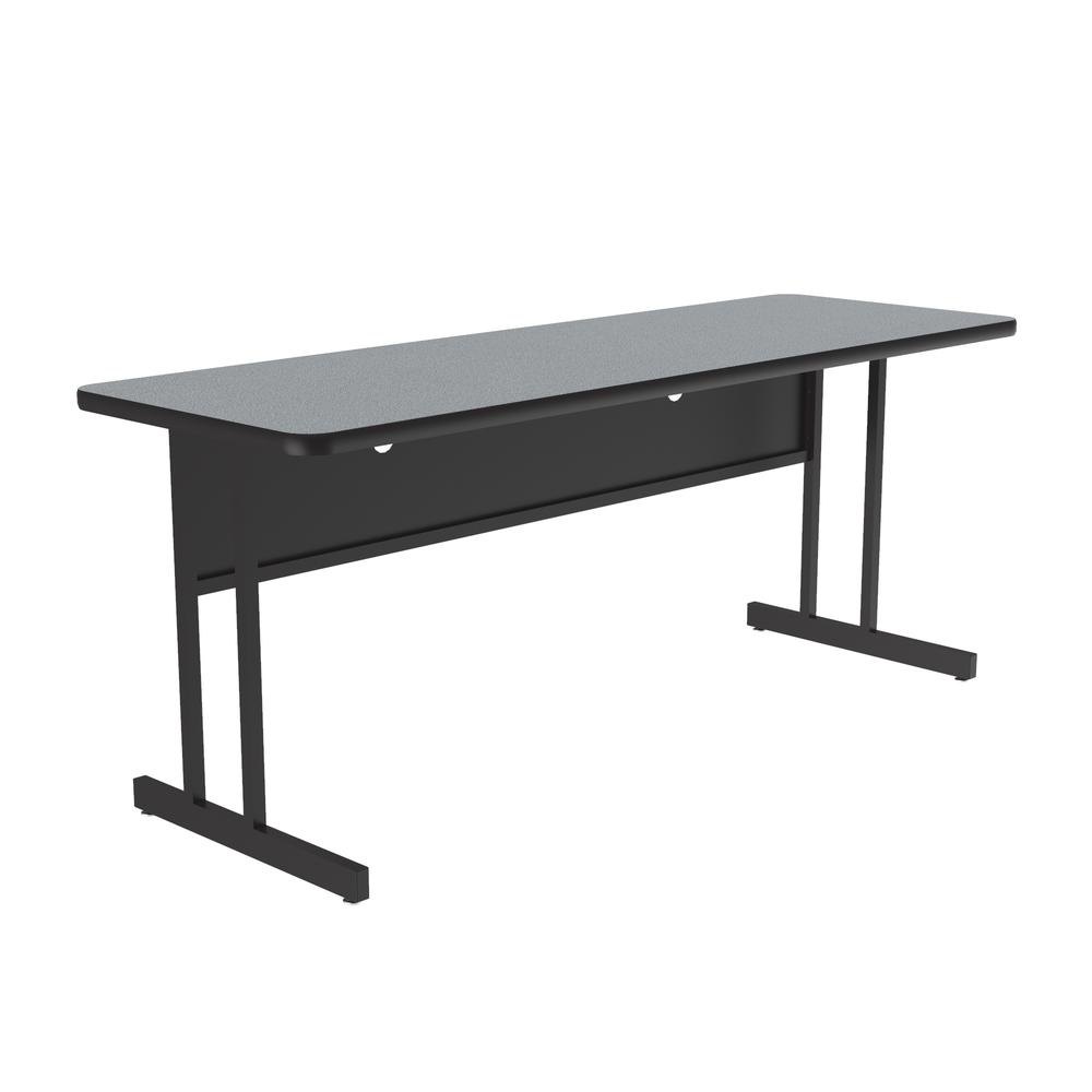 Desk Height Commercial Laminate Top Computer/Student Desks 24x72", RECTANGULAR GRAY GRANITE BLACK. Picture 3
