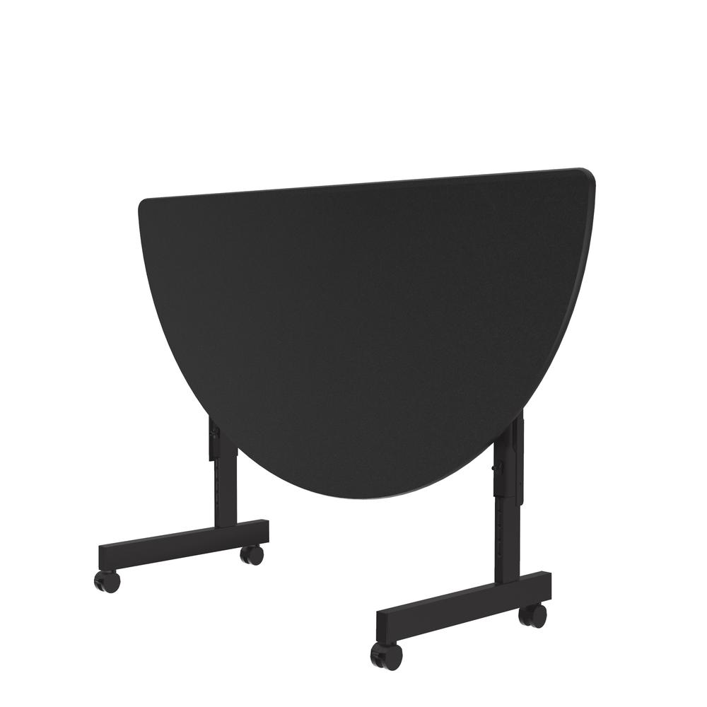 Econline Flip Top Tables 24x48", RECTANGULAR BLACK GRANITE, BLACK. Picture 4