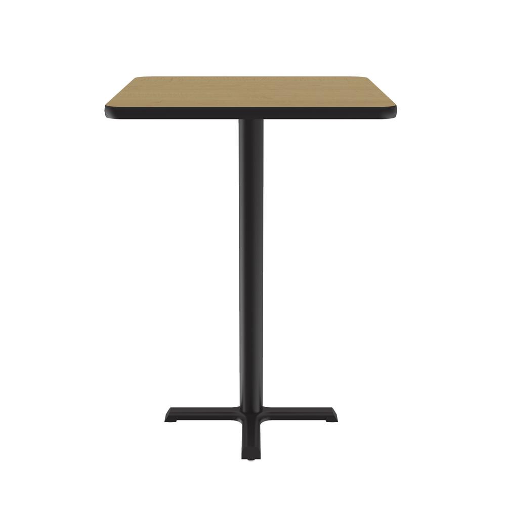 Bar Stool/Standing Height Deluxe High-Pressure Café and Breakroom Table 30x30" SQUARE, FUSION MAPLE BLACK. Picture 8